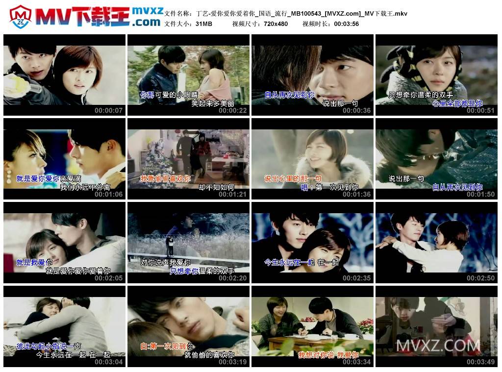 丁艺-爱你爱你爱着你_国语_流行_MB100543